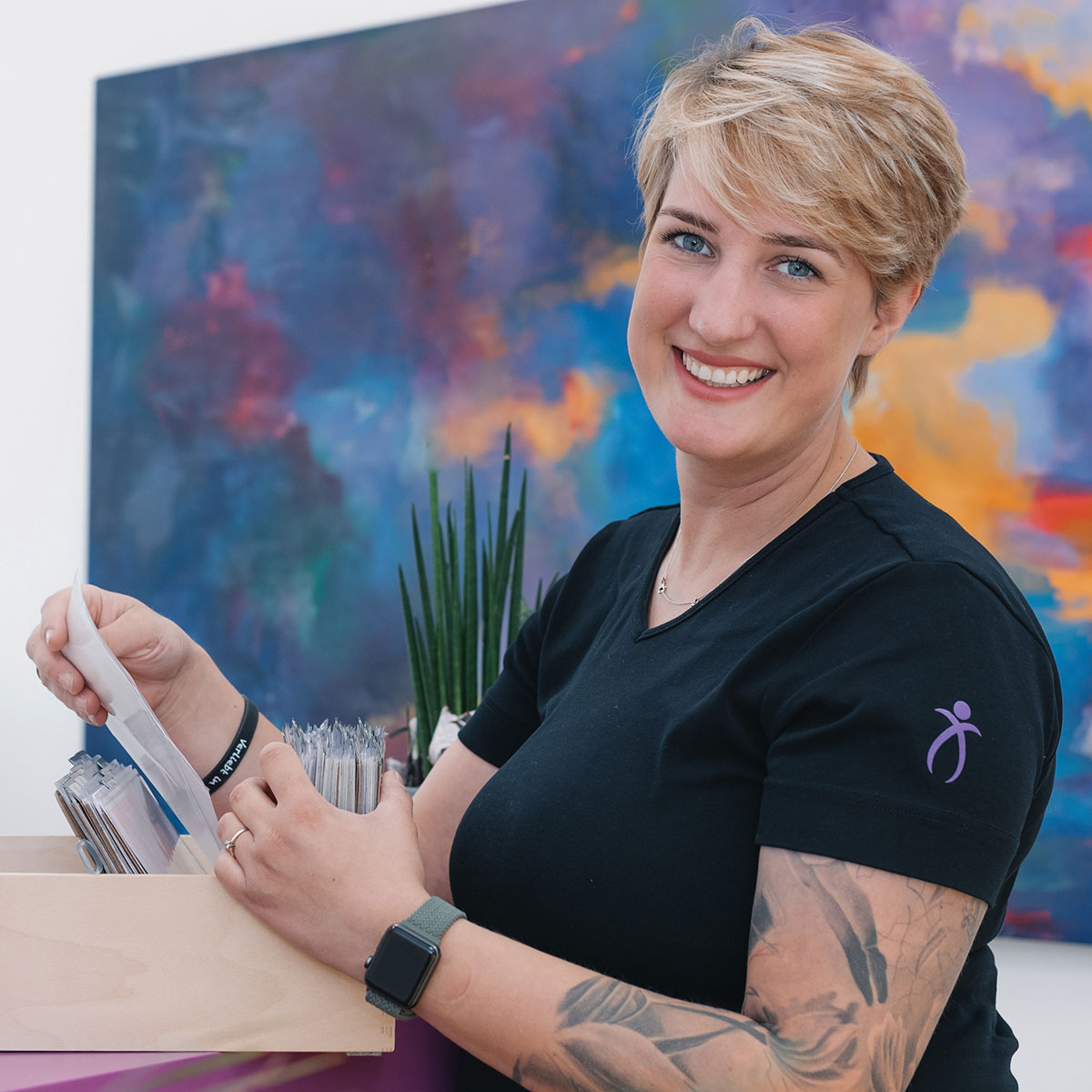 Praxismanagerin Alina Machein